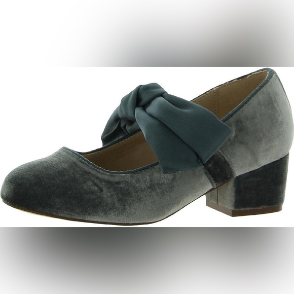 Sam Edelman Teddy velvet green girls heel - Picture 7 of 8